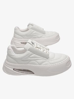 Gesteppte Plateau-Sneaker – Weiß, Paar gestapelt | XoKool