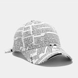 MLB Newspaper Baseball Cap