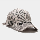 MLB Newspaper Baseball Cap