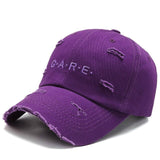 MLB 'Care' Distressed Baseball Cap