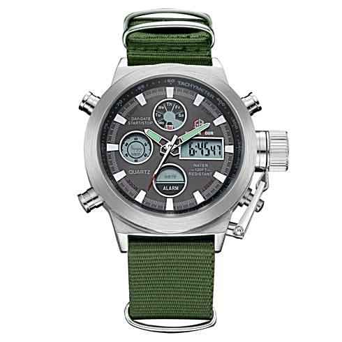 Luxury Military Chronograph Watch - Nylon Strap