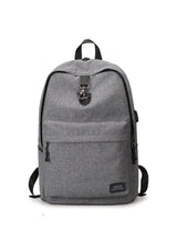 Modern Casual Backpack with USB Port