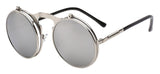 1842 Vintage Flip Up Round Sunglasses