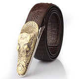 Luxury Metal Buckle Leather Belt