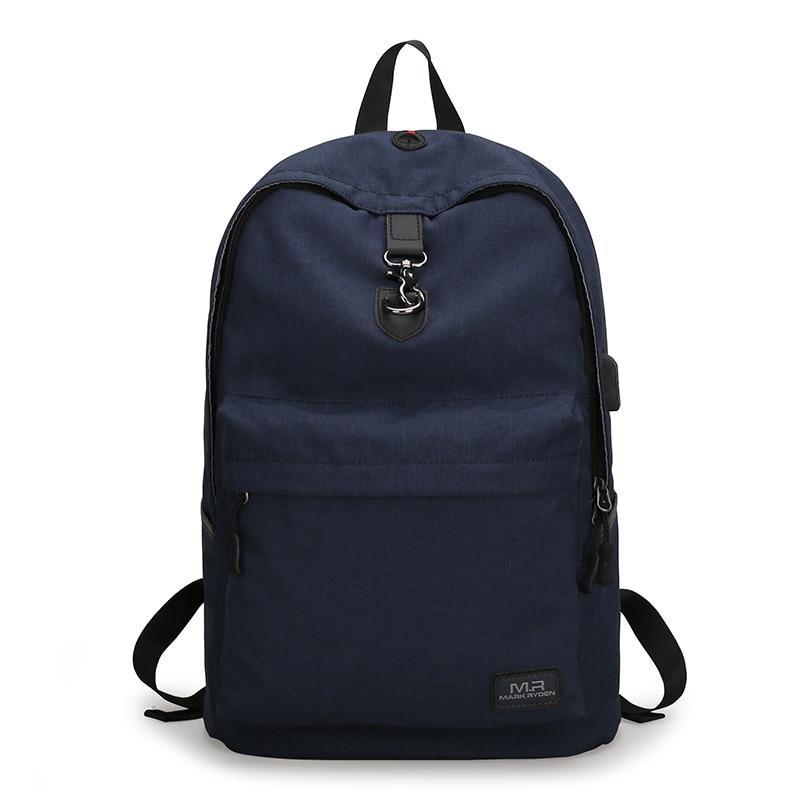 Modern Casual Backpack with USB Port