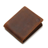 Vintage Crazy Horse Handmade Leather Wallet