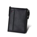 Genuine Leather Zipper Wallet - 5 Colors