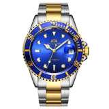 Luxury Silver/Gold/Dual Tone Automatic Stainless Steel Watch