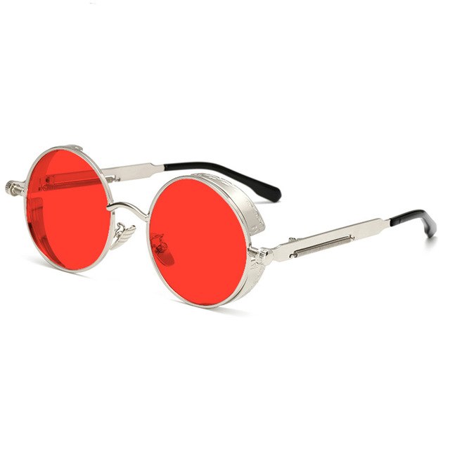 1955 Vintage Round Transparent Sunglasses