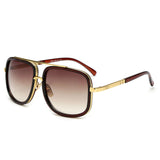 Square Pilot Mirrored Sunglasses