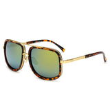 Square Pilot Mirrored Sunglasses
