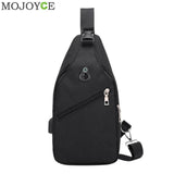 Oxford Crossbody/Sling Bag w/ USB Port