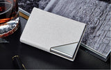 Leather/Metal Credit Card Holder - 10 Colors