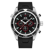 Luxury Automatic Self Wind Rubber Strap Watch