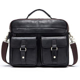 Premium Genuine Leather Briefcase - 11 Different Colors