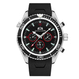 Luxury Automatic Bond Chrono Watch - Rubber Strap