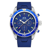 Luxury Automatic Bond Chrono Watch - Rubber Strap
