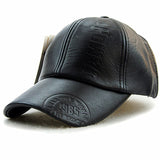 Leather Baseball Cap