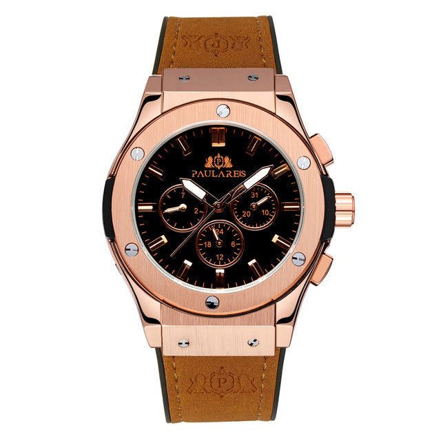 Luxury Automatic Sports Watch - Rubber Strap
