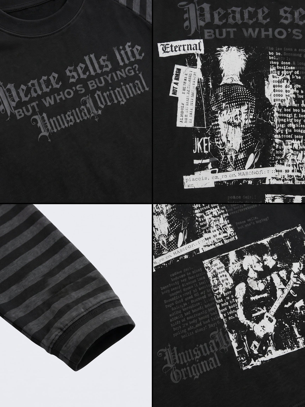 Punk Longsleeve – Detail-Collage | XoKool
