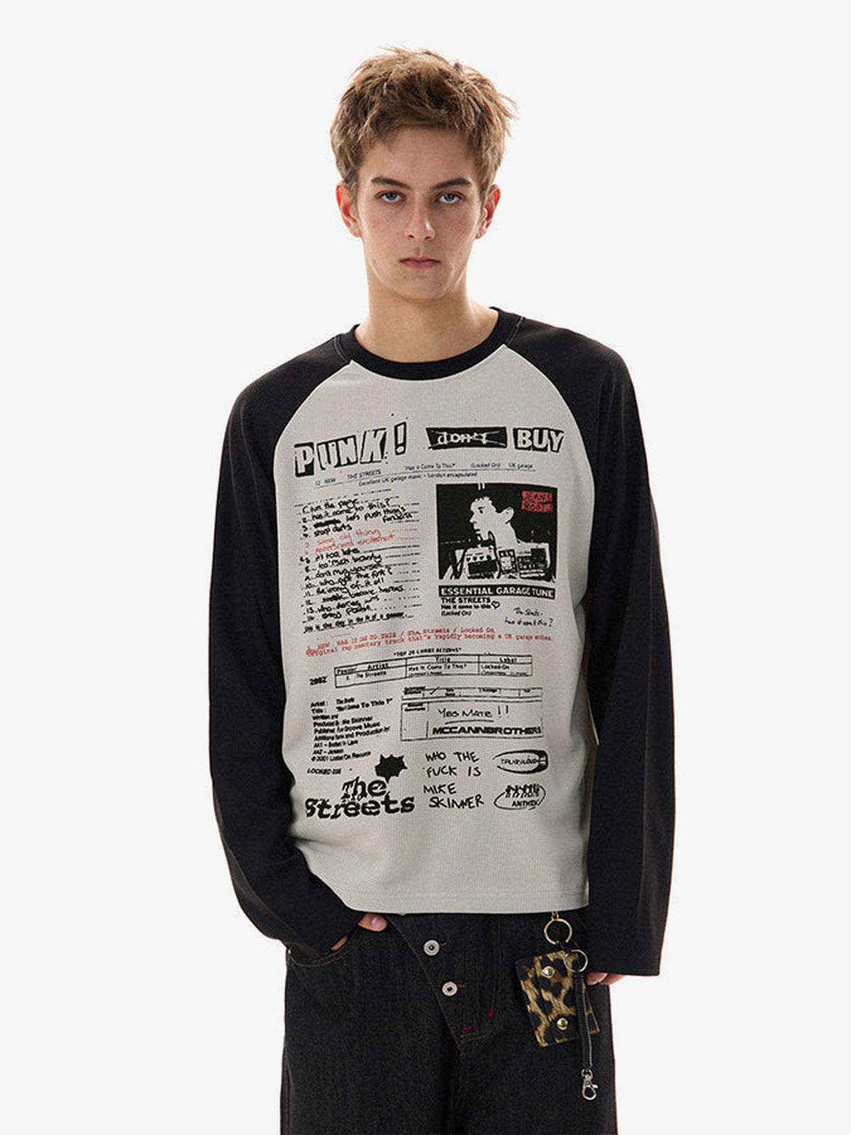 Raglan long sleeve shirt – On model, full front | XoKool