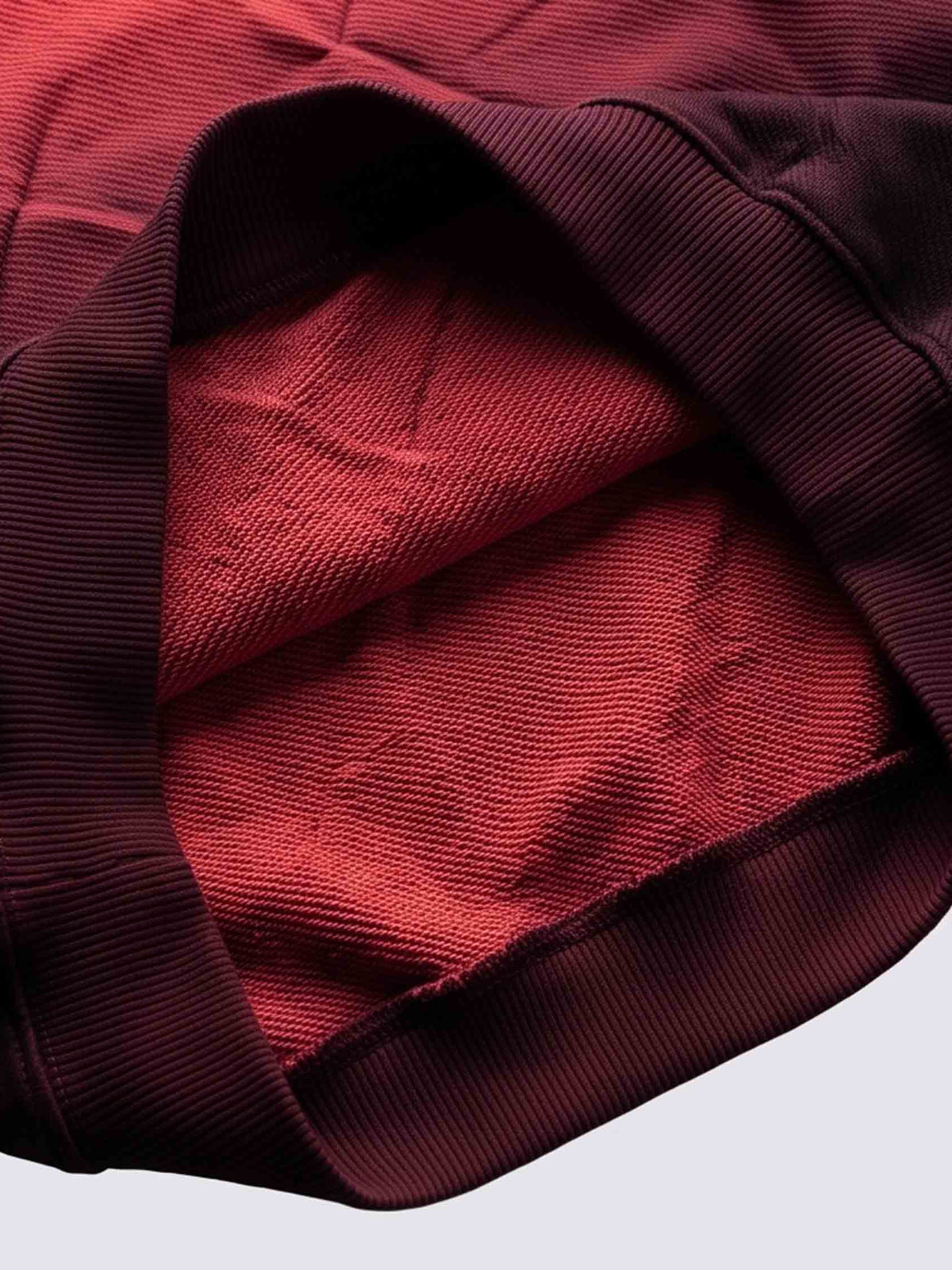 Ombre oversized hoodie – inside hem close-up | XoKool
