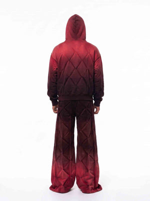 Ombre oversized hoodie – on model, back | XoKool