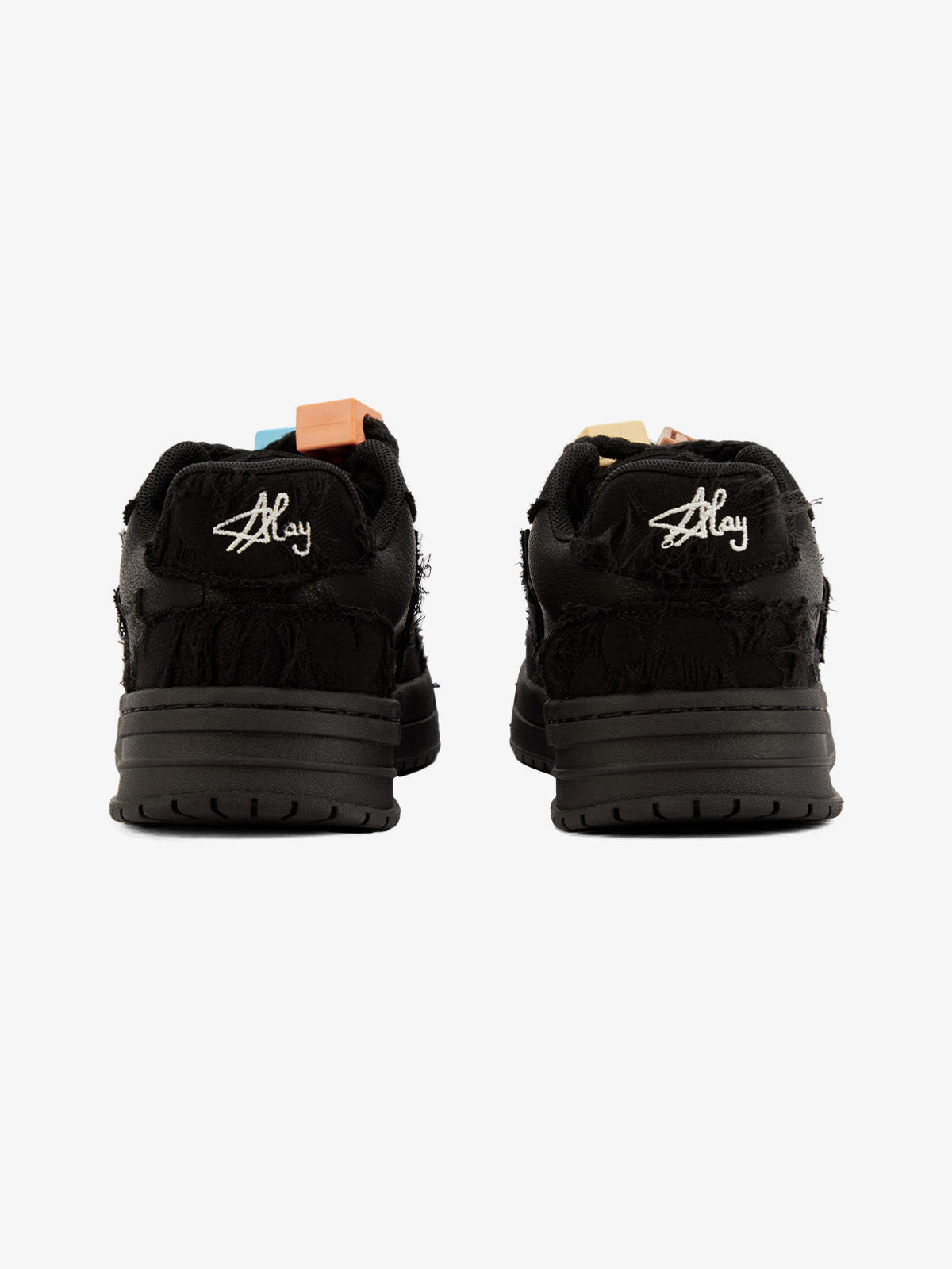Zapatillas skate negras con estrellas – talones | XoKool