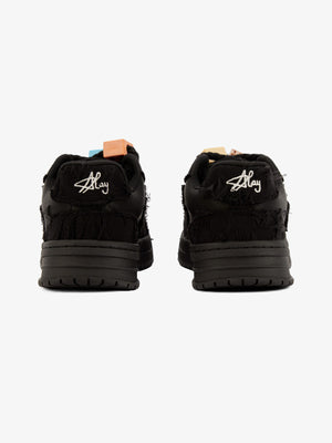 Zapatillas skate negras con estrellas – talones | XoKool