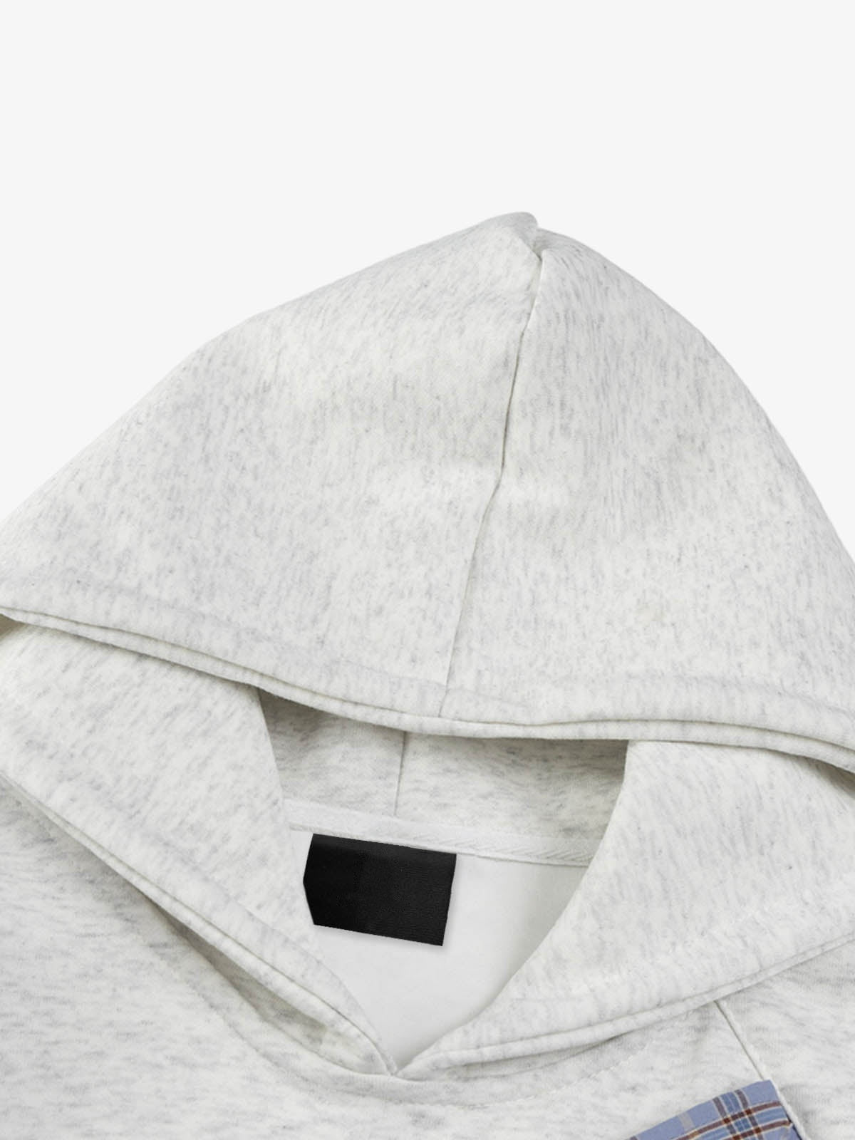 Karierter Hoodie mit Schleife – Kapuze und Ausschnitt | XoKool