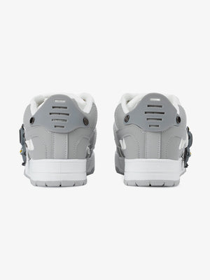 Zapatillas skate con cordones de cuerda – talones, vista trasera | XoKool
