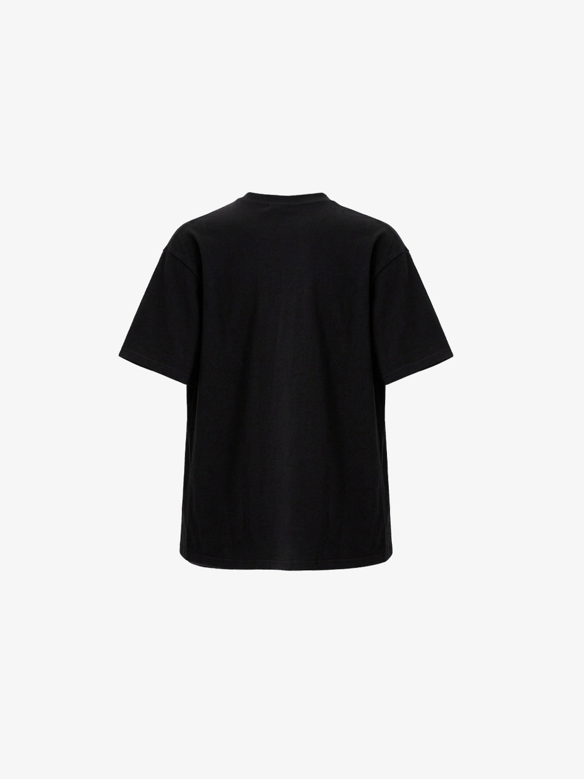 Camiseta con cruz de strass – Negro, vista trasera | XoKool
