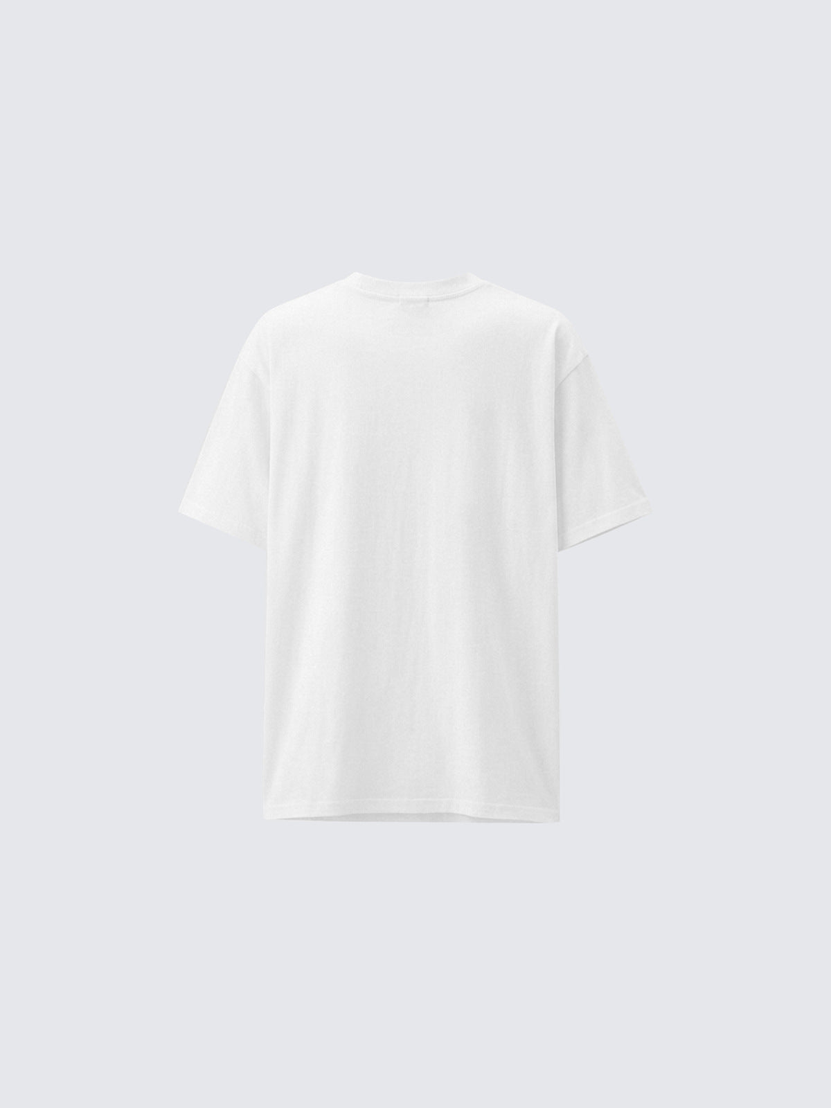 Camiseta con cruz de strass – blanco, vista trasera | XoKool