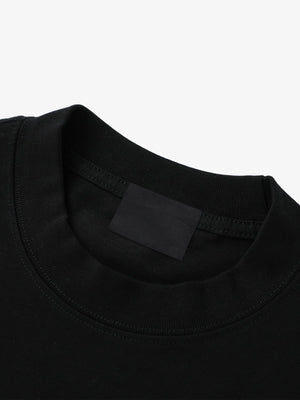 Rose long sleeve – Black, inner neck close-up | XoKool