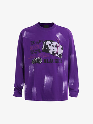 Rose long sleeve – Purple, front view | XoKool