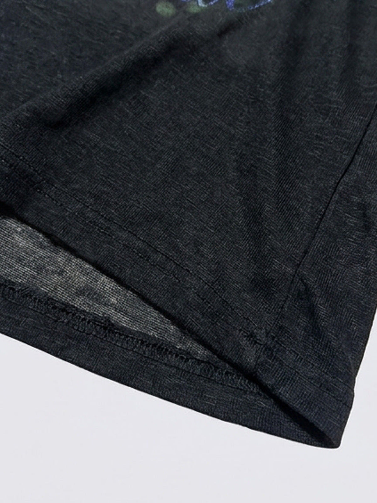 Top de manga larga transparente – Detalle del bajo y la tela | XoKool