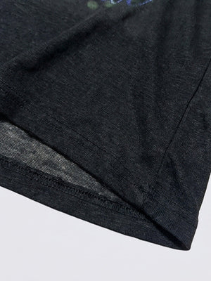 Top de manga larga transparente – Detalle del bajo y la tela | XoKool