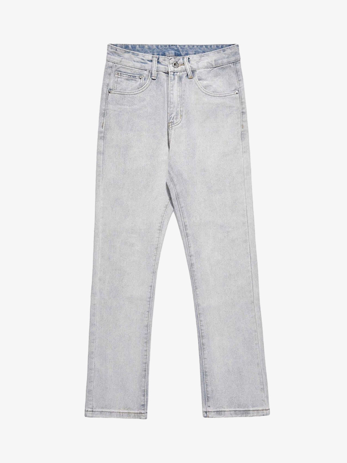 Jeans con calavera – Azul claro, vista frontal | XoKool