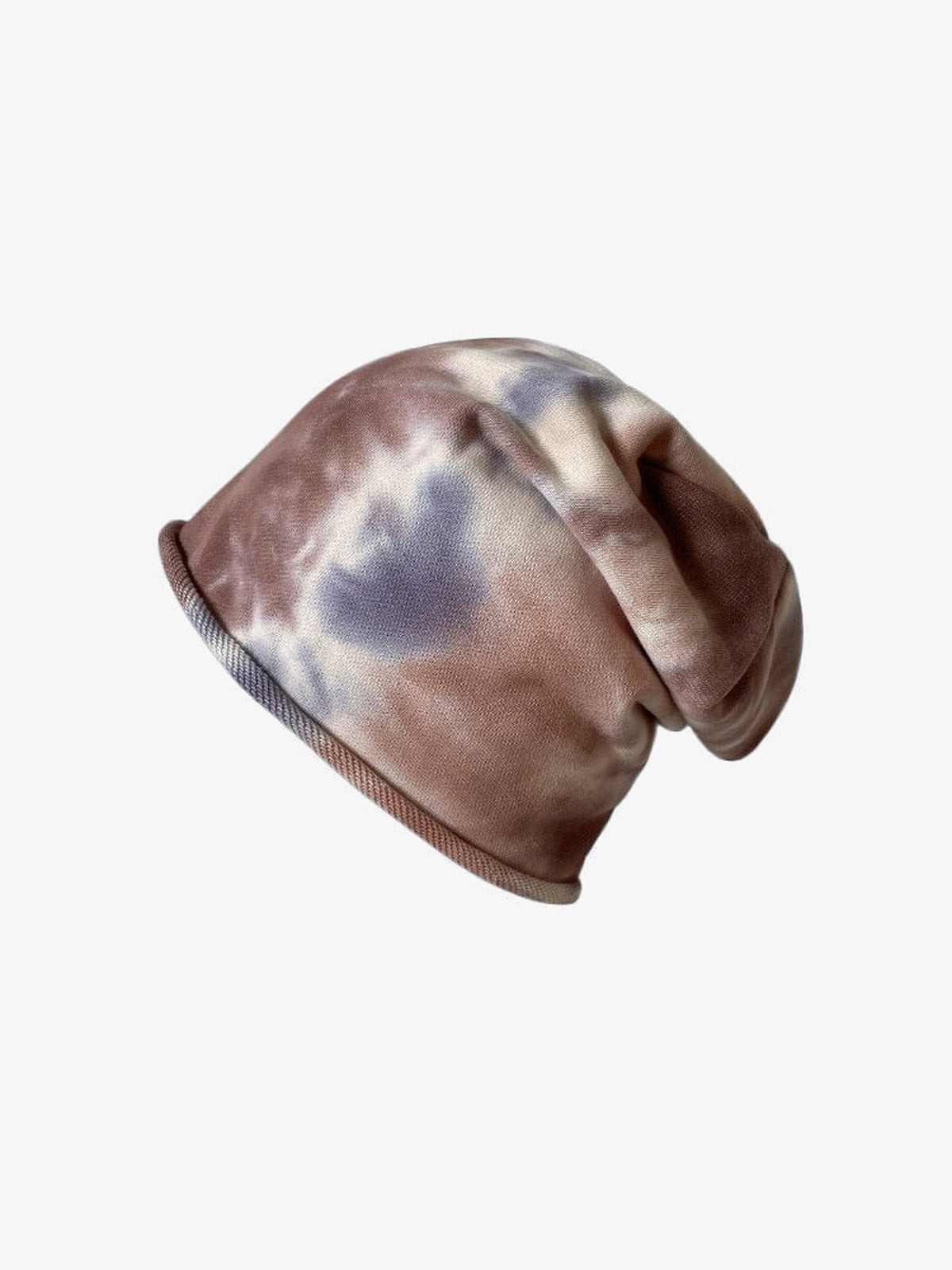 Tie Dye Beanie – Braun Tie-Dye, seitlich | XoKool