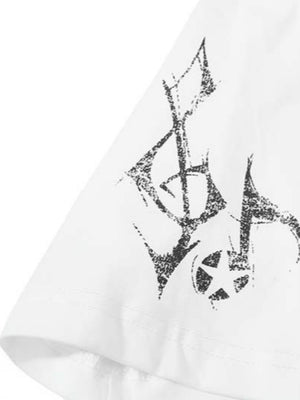 Graphic polo shirt – sleeve print close-up | XoKool