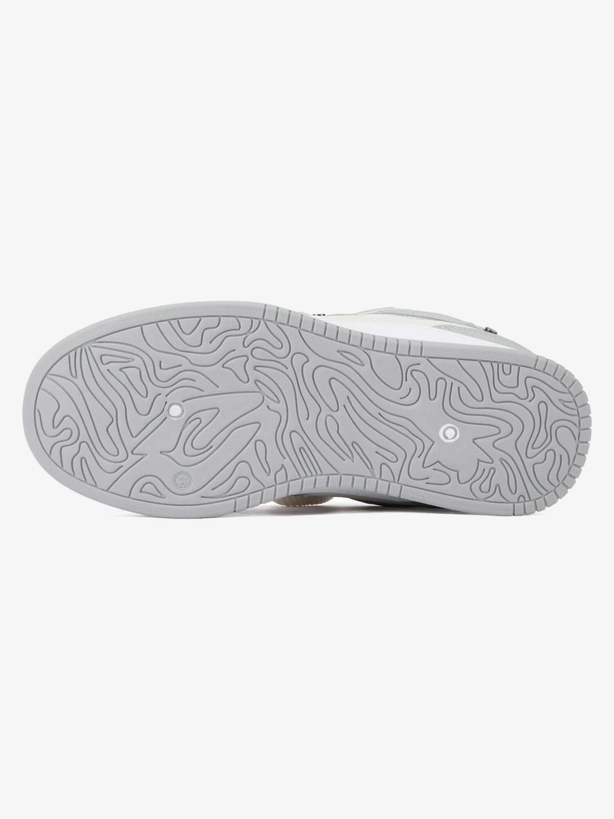 Letter patch skate shoes – Grey outsole | XoKool
