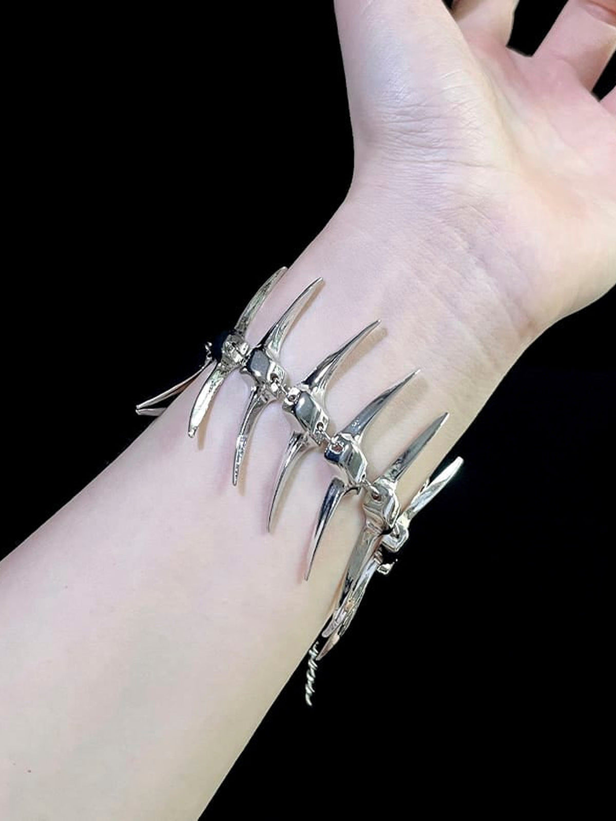 Spiked link bracelet – on wrist | XoKool