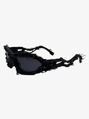 Gafas de sol con pinchos – negras, lateral | XoKool