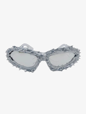 Gafas de sol con pinchos – plateadas, frente | XoKool