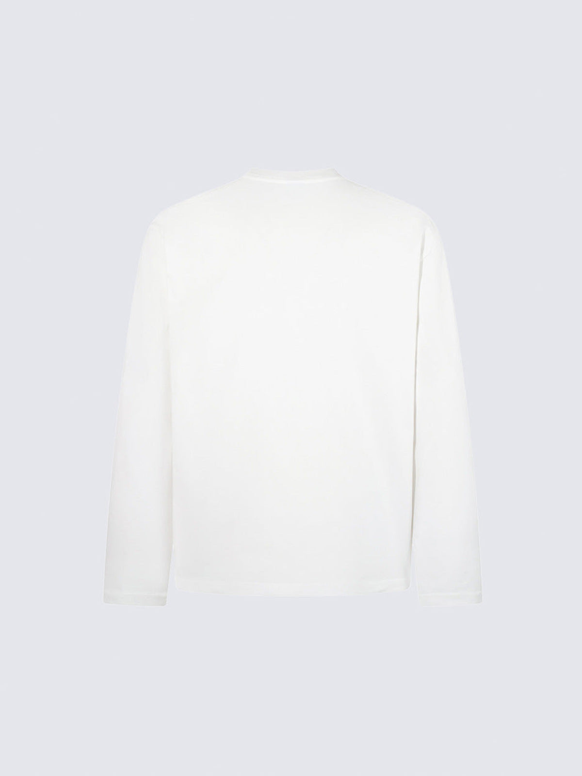 Longsleeve mit Spiral-Schriftzug – Weiß, Rückansicht | XoKool