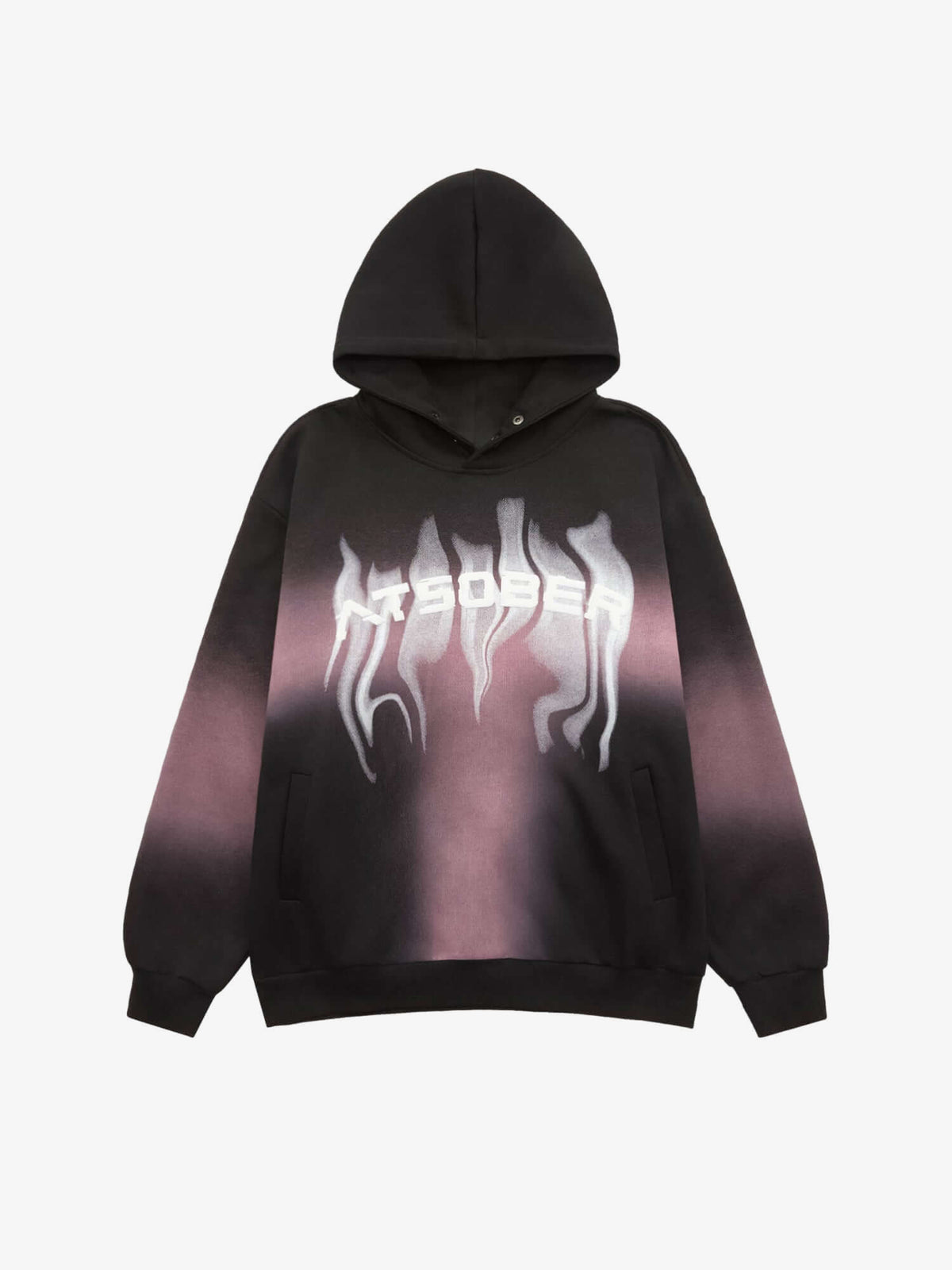Hoodie aerógrafo – Negro, vista frontal | XoKool