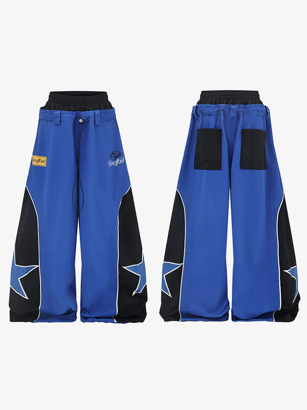 Star Jogginghose – Blau, vorne und hinten flach | XoKool