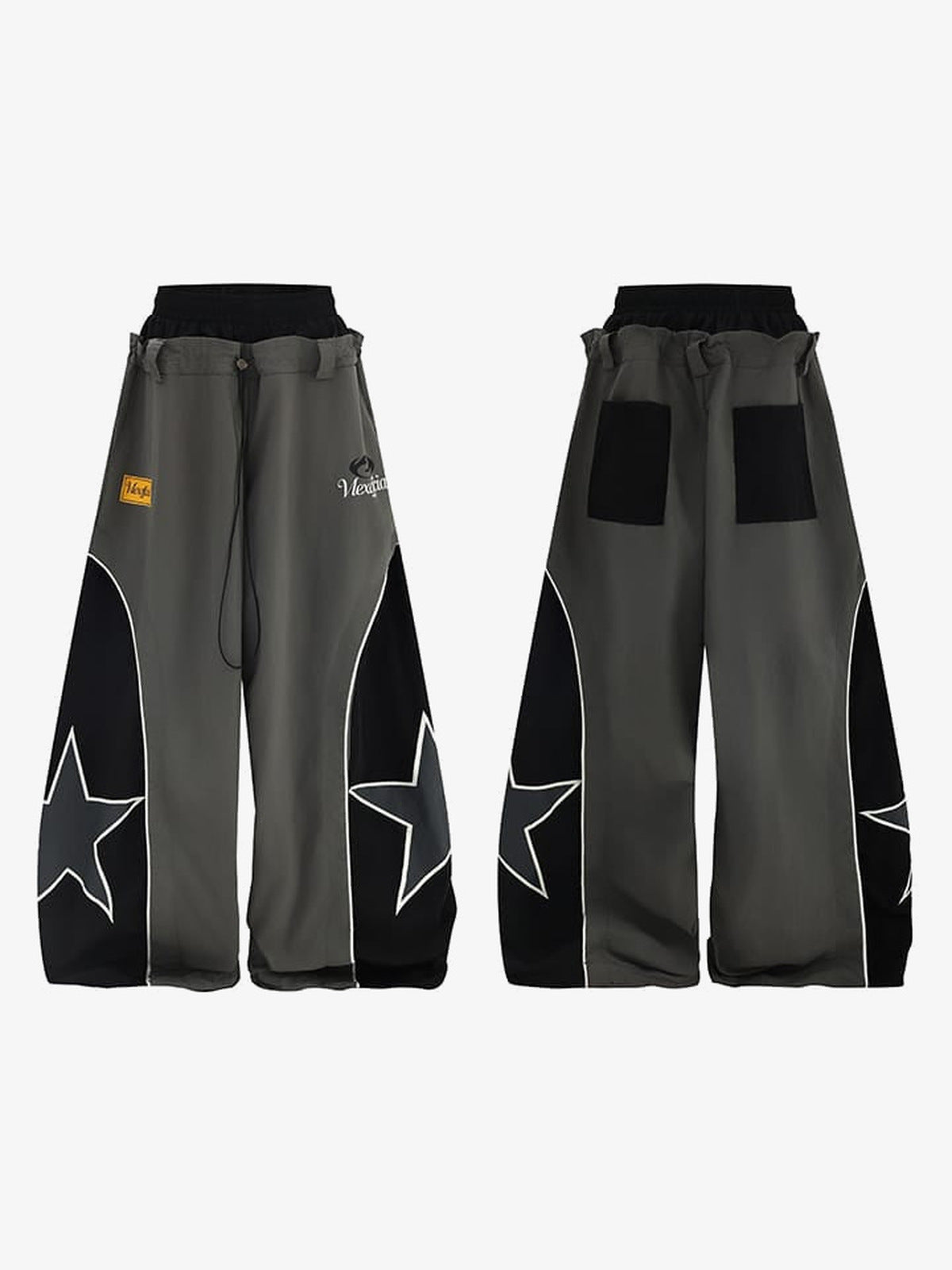 Star Jogginghose – Grau, vorne und hinten flach | XoKool