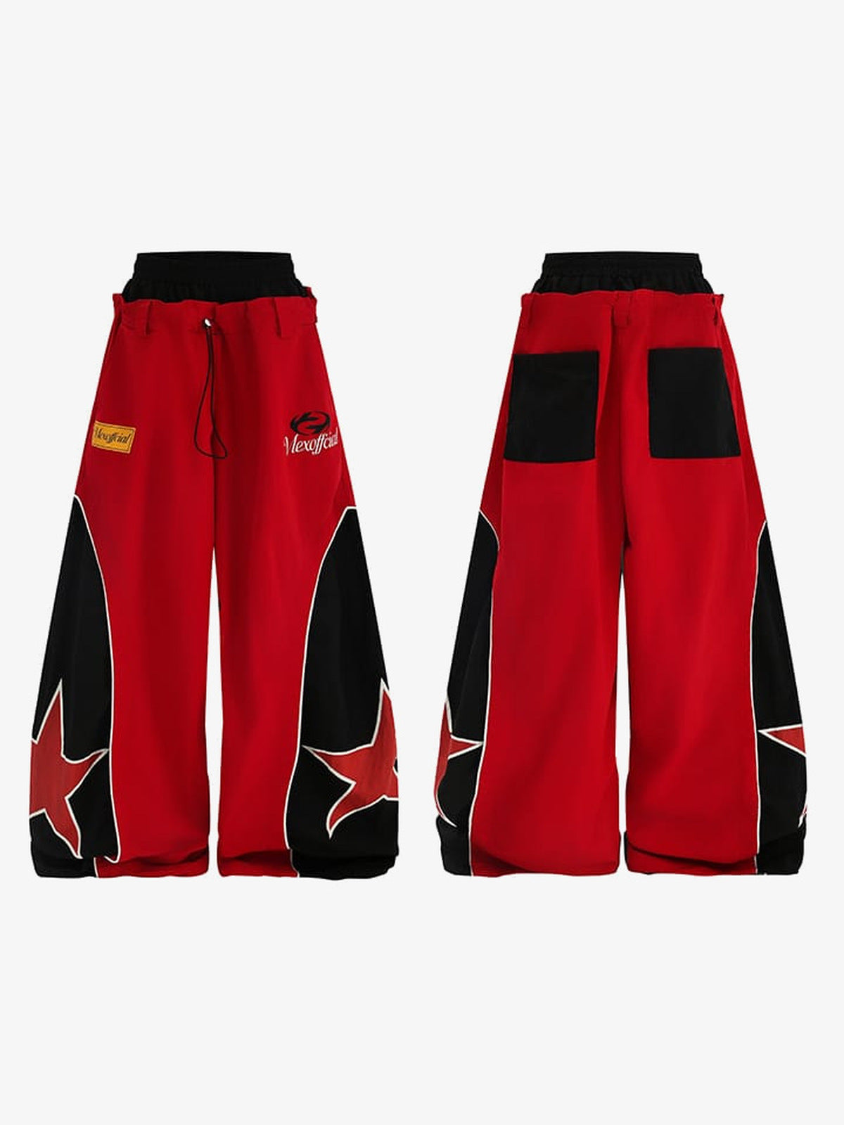 Star Jogginghose – Rot, vorne und hinten flach | XoKool