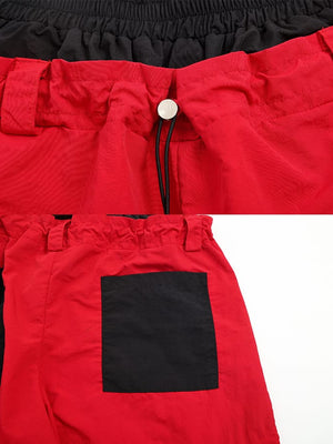 Star Jogginghose – Roter Bund und Gesäßtasche, Nahaufnahme | XoKool